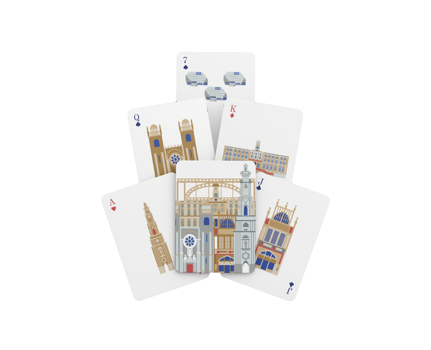 Baralho de Cartas – Ilustrações dos Monumentos do Porto