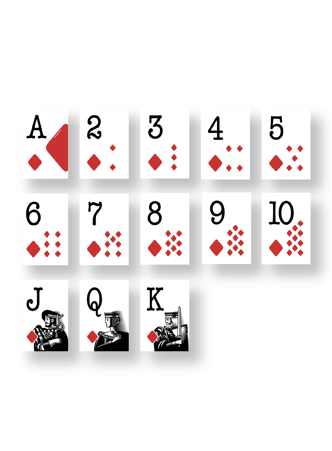 Deck of Cards with Illustration of Portugal