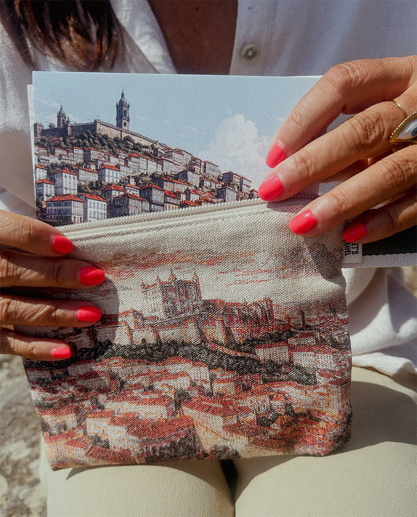 Bolsa Pequena de Tecido Ilustração Portugal