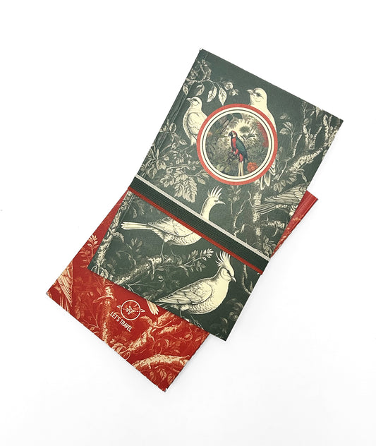 9x14 Notebook Set with Nature Illustration