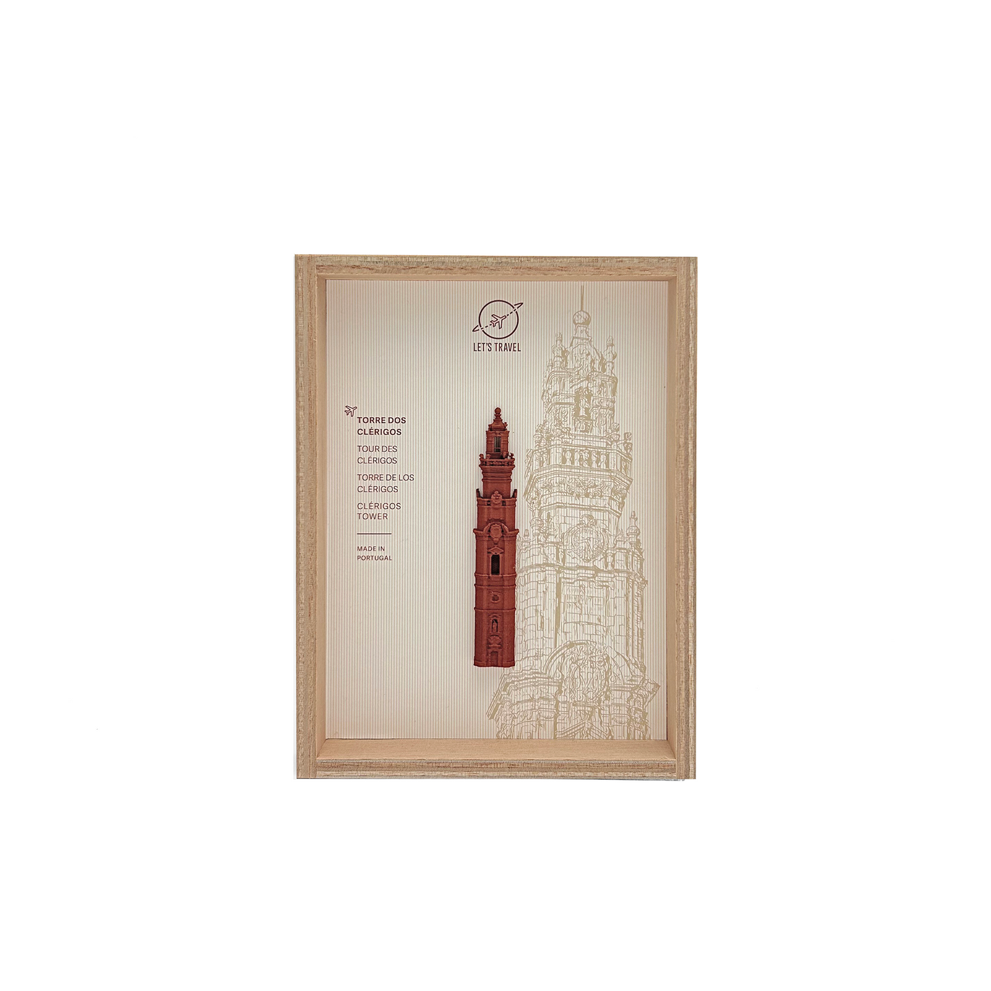 Quadro Torre dos Clérigos 3D