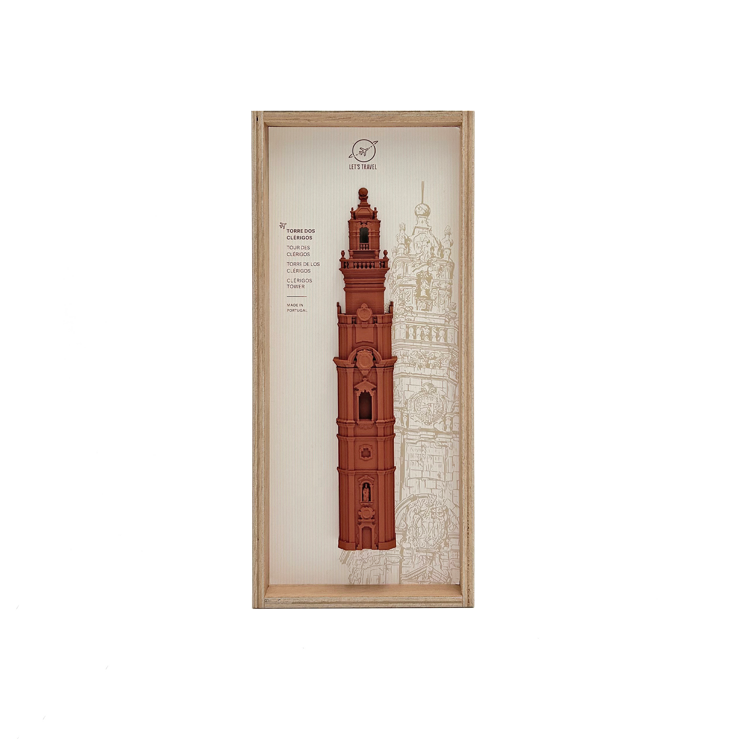 Quadro Torre dos Clérigos 3D