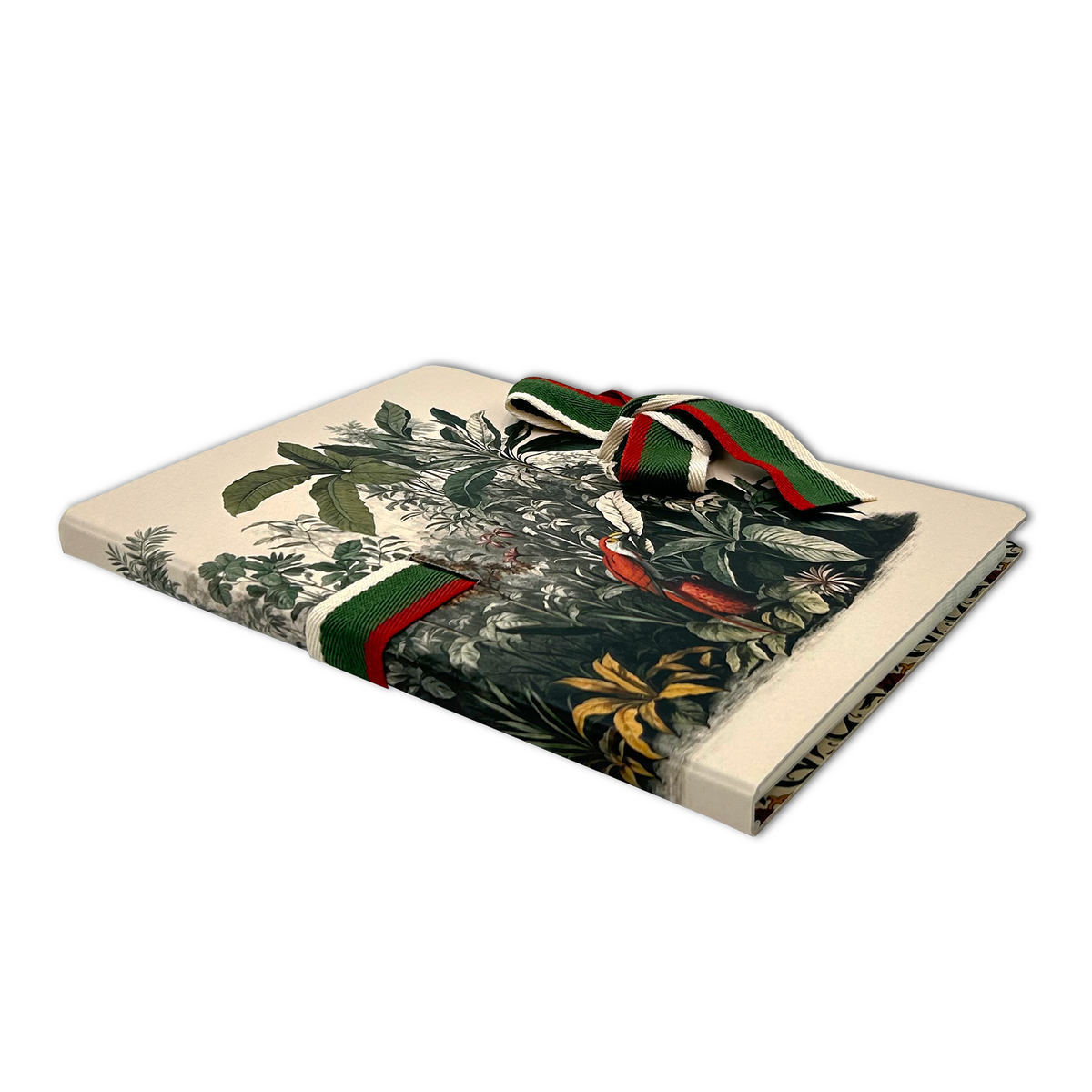 Caderno A5 com Fita Ilustração Natureza