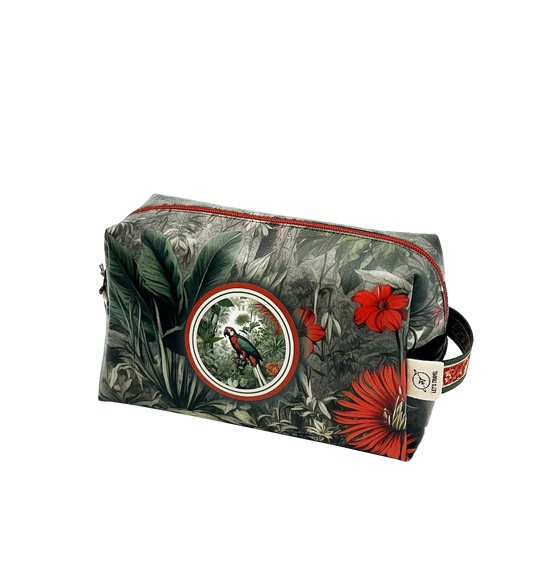 Bolsa de Cosméticos Tamanho Grande Ilustração Natureza