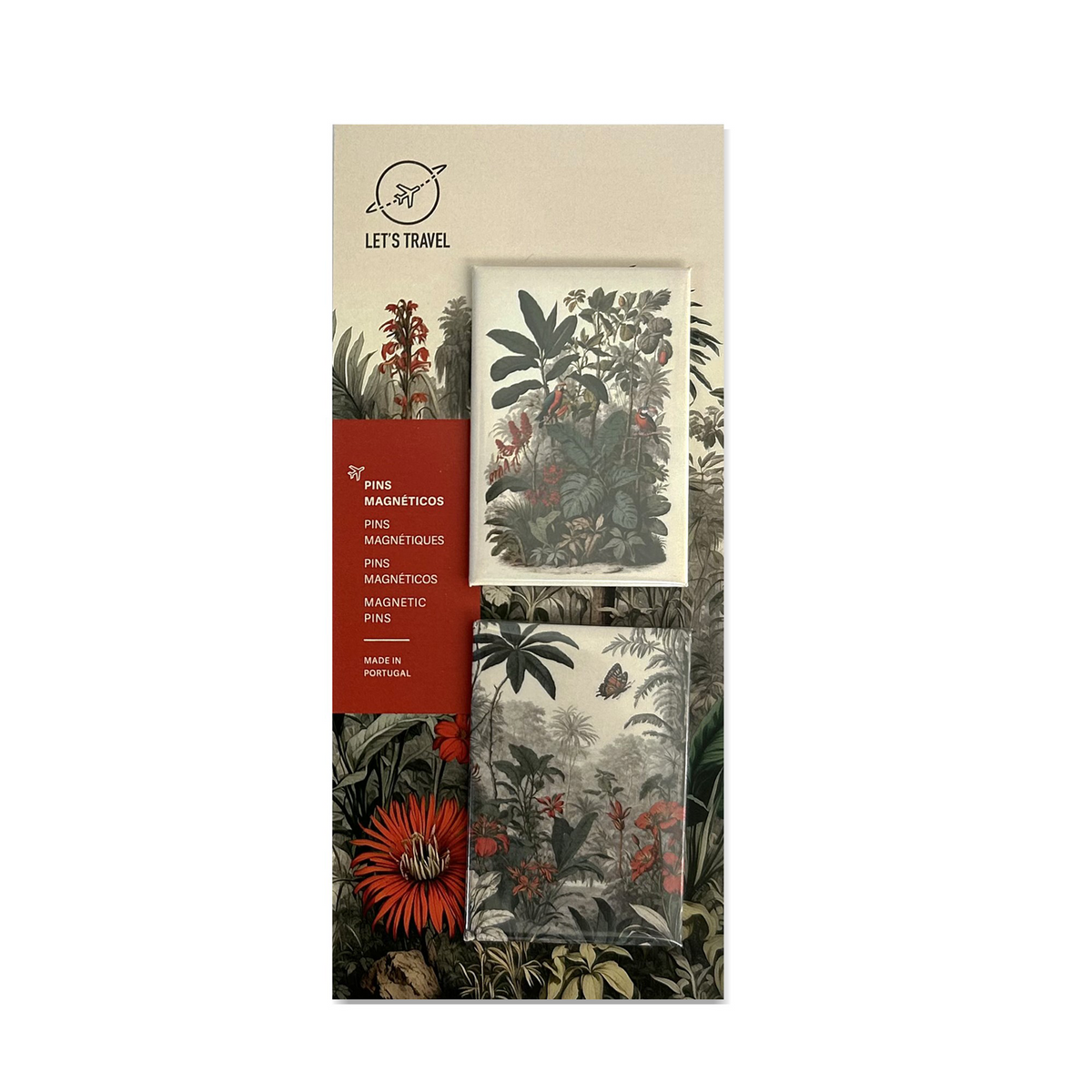 Conjunto de ímanes Ilustração Natureza