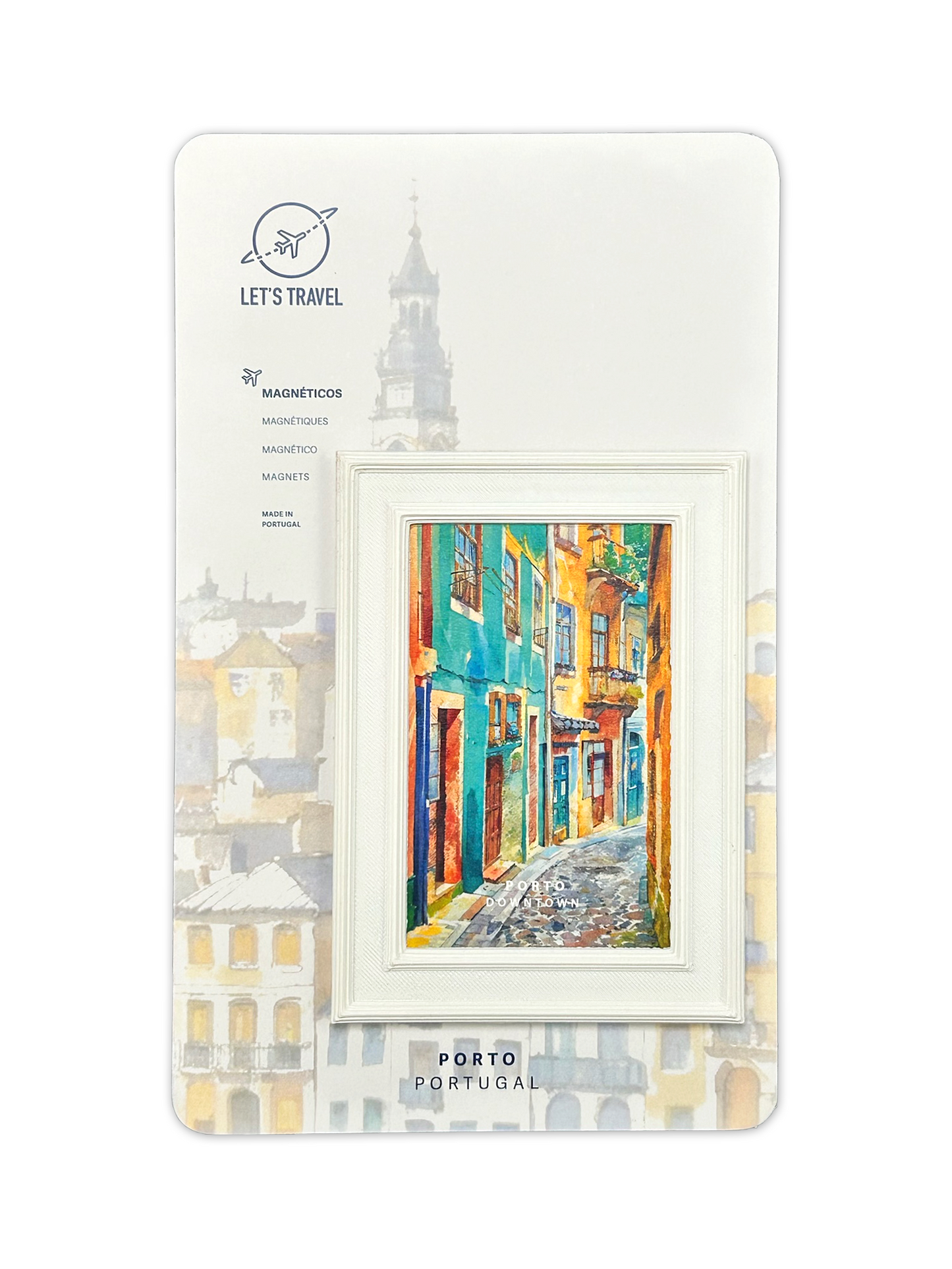 Ímanes decorativos com ilustrações do Porto