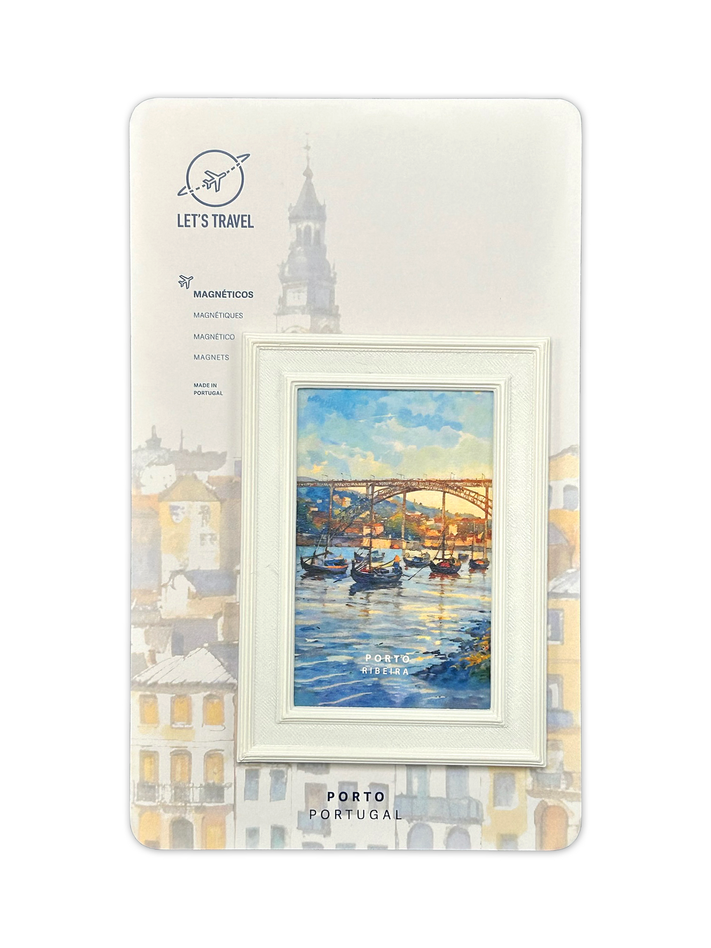 Ímanes decorativos com ilustrações do Porto