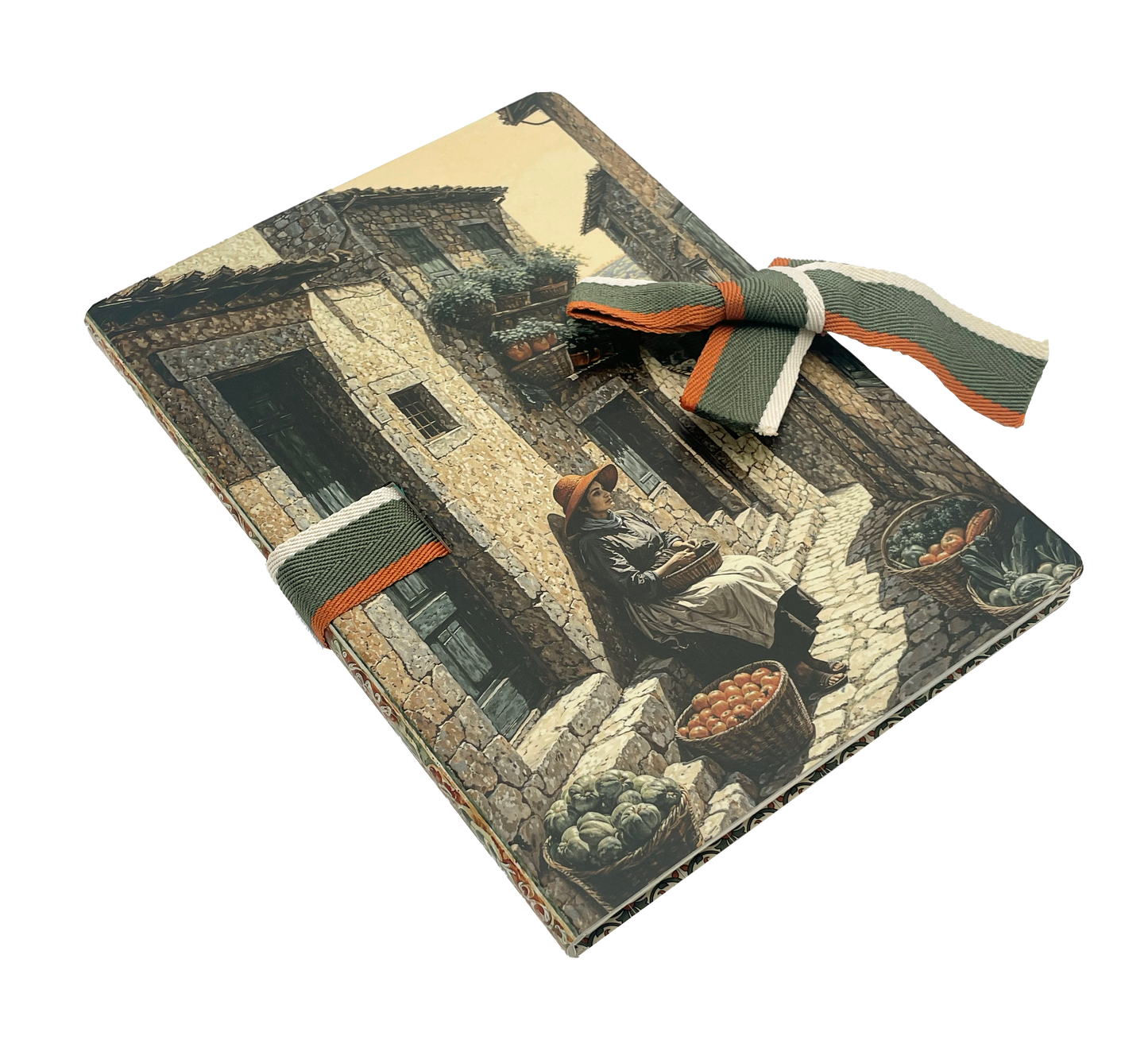 Caderno A5 com Fita Ilustração de Portugal