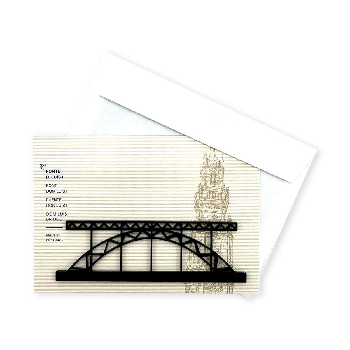 Postcard with Porto Monument in Acrylic