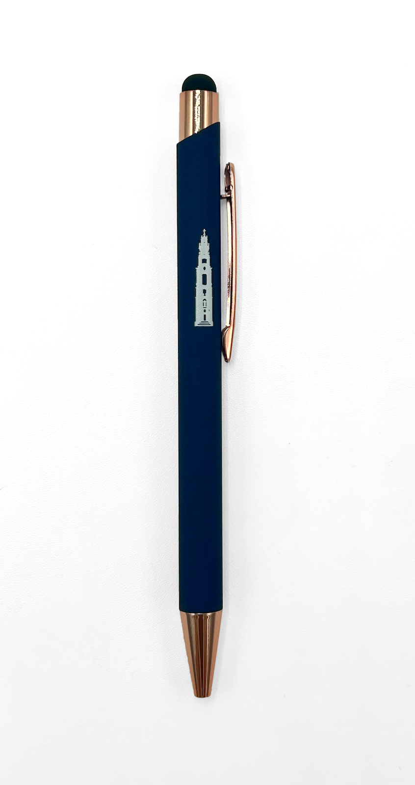 Blue Ballpoint Pen with Tactile Tip, Torre dos Clérigos illustration