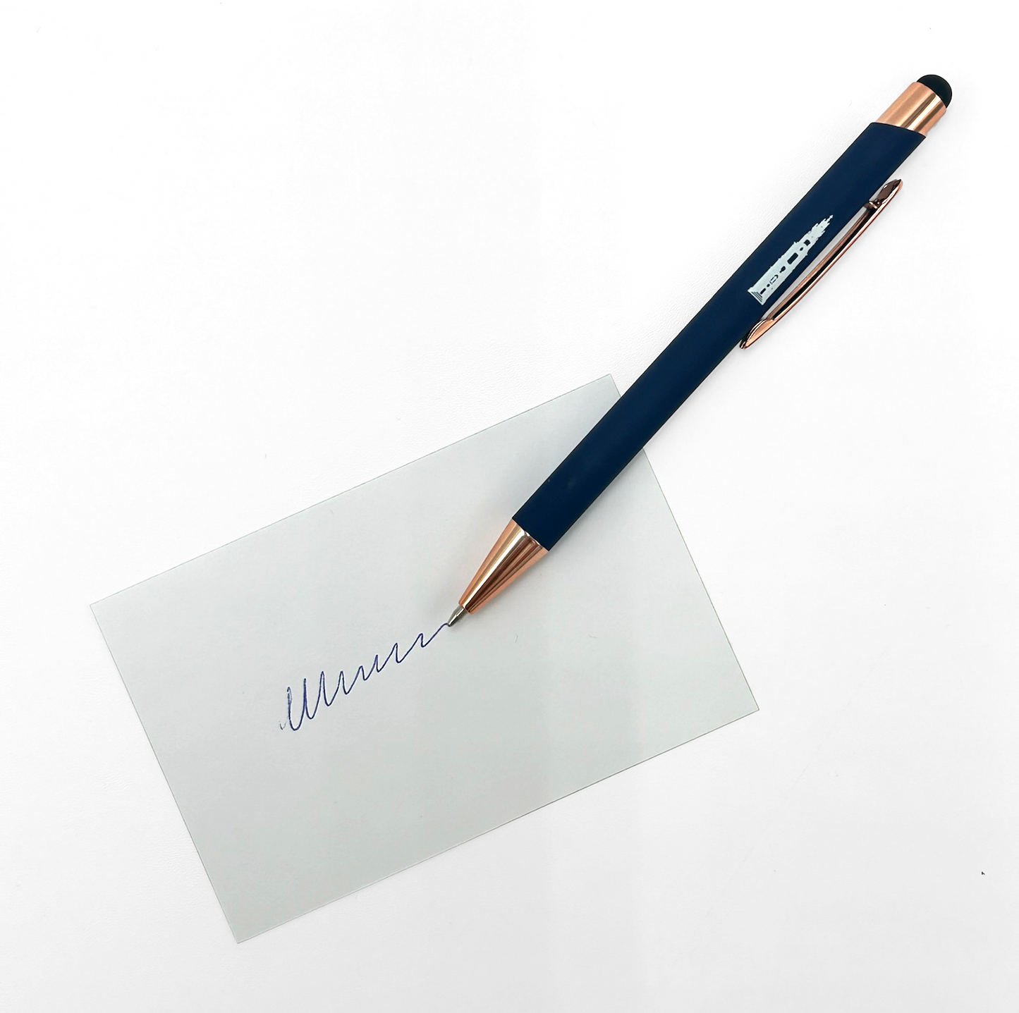 Esferográfica Azul com Ponta Tátil ilustração Torre dos Clérigos