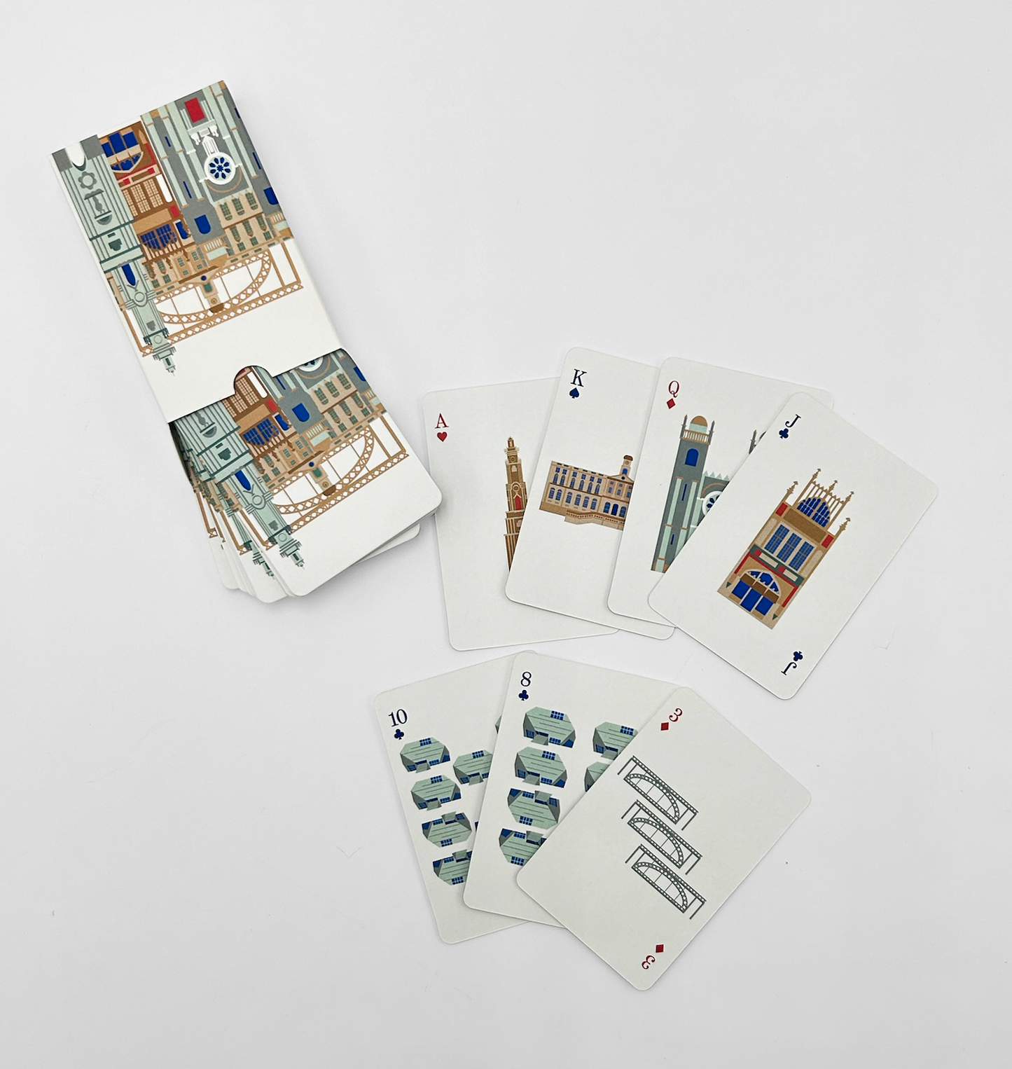 Baralho de Cartas – Ilustrações dos Monumentos do Porto