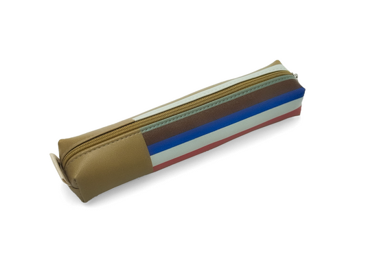 Small Pencil Case with Stripes