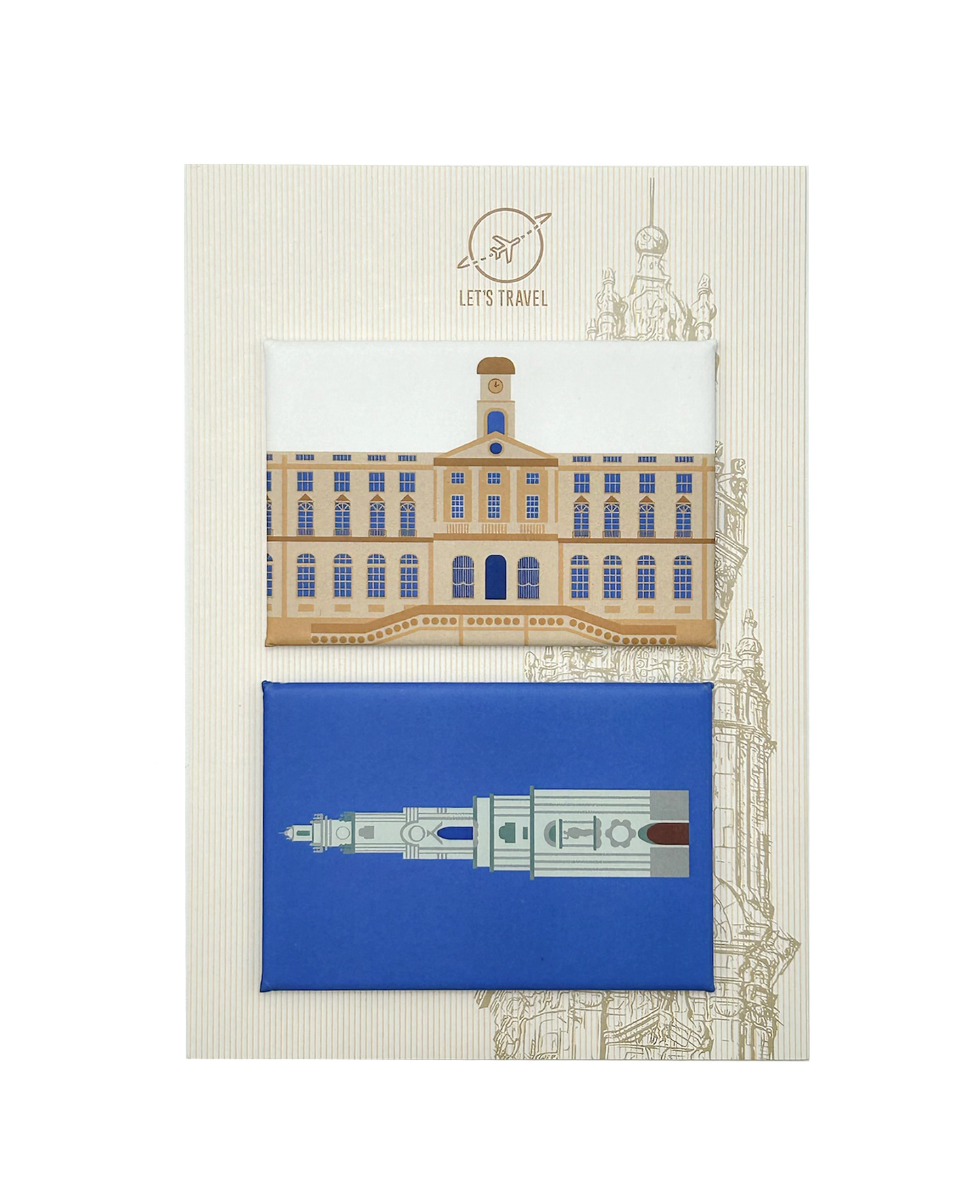 Íman Retangular – Ilustrações da Cidade do Porto