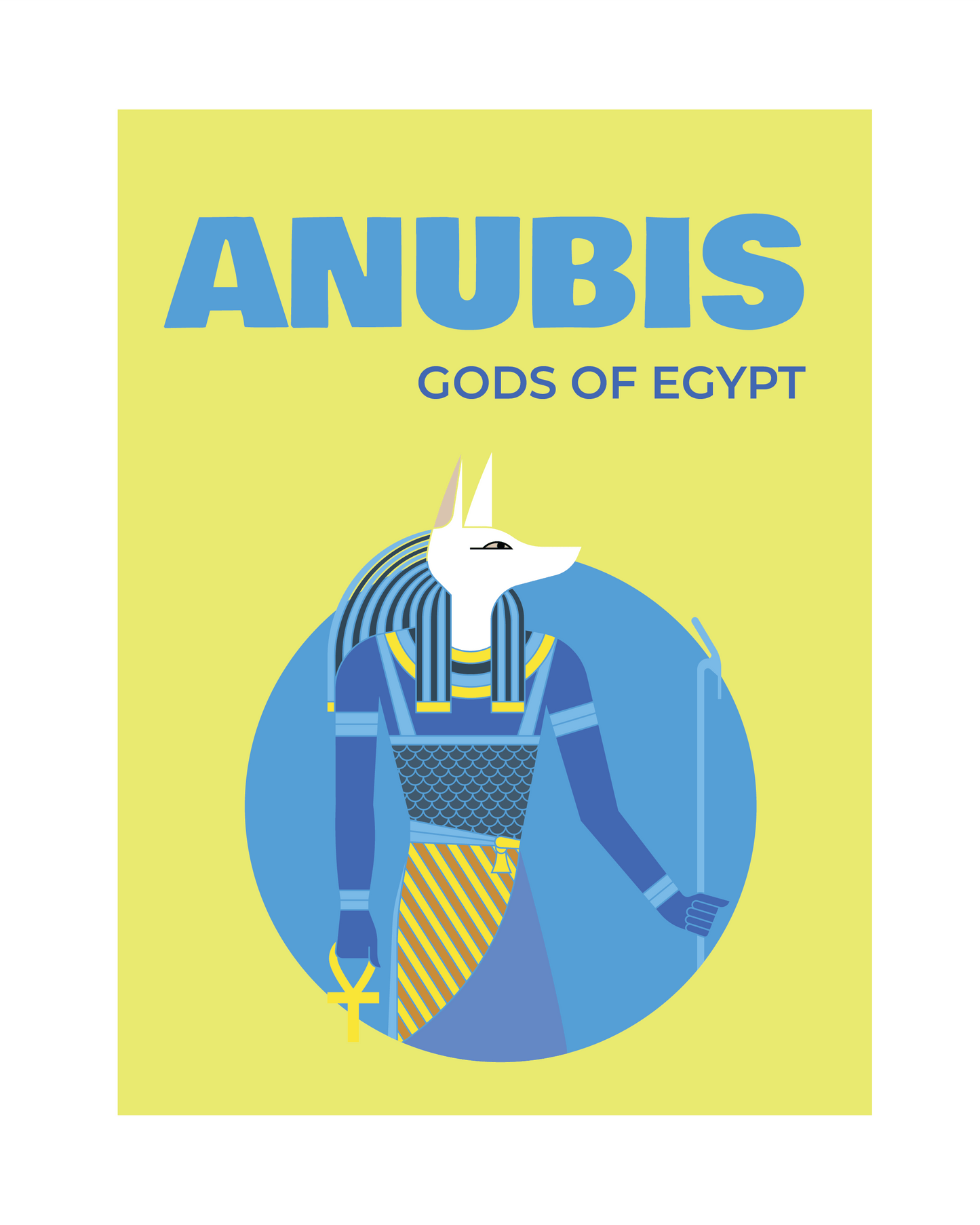 Posters Egito Minimalista - Símbolo e Cultura