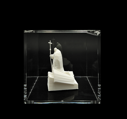 3D Miniature Tribute to Pope John Paul II