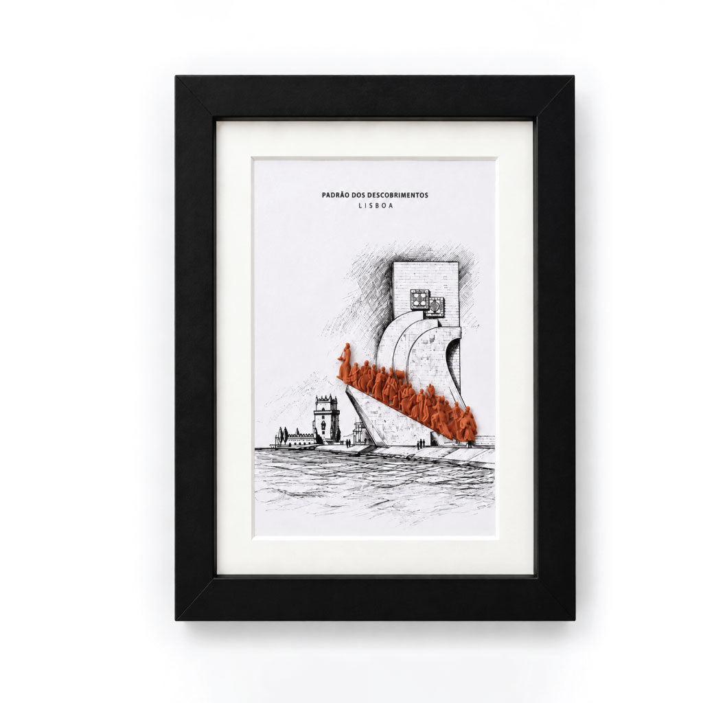 Quadro Lisboa — Ilustração em 3D