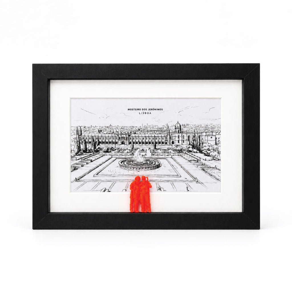 Quadro Lisboa — Ilustração em 3D