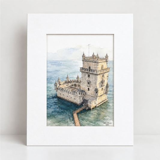 Posters Lisboa Aguarela 20x25cm