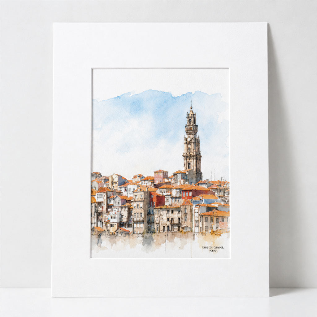 Posters Porto Aguarela 20x25cm