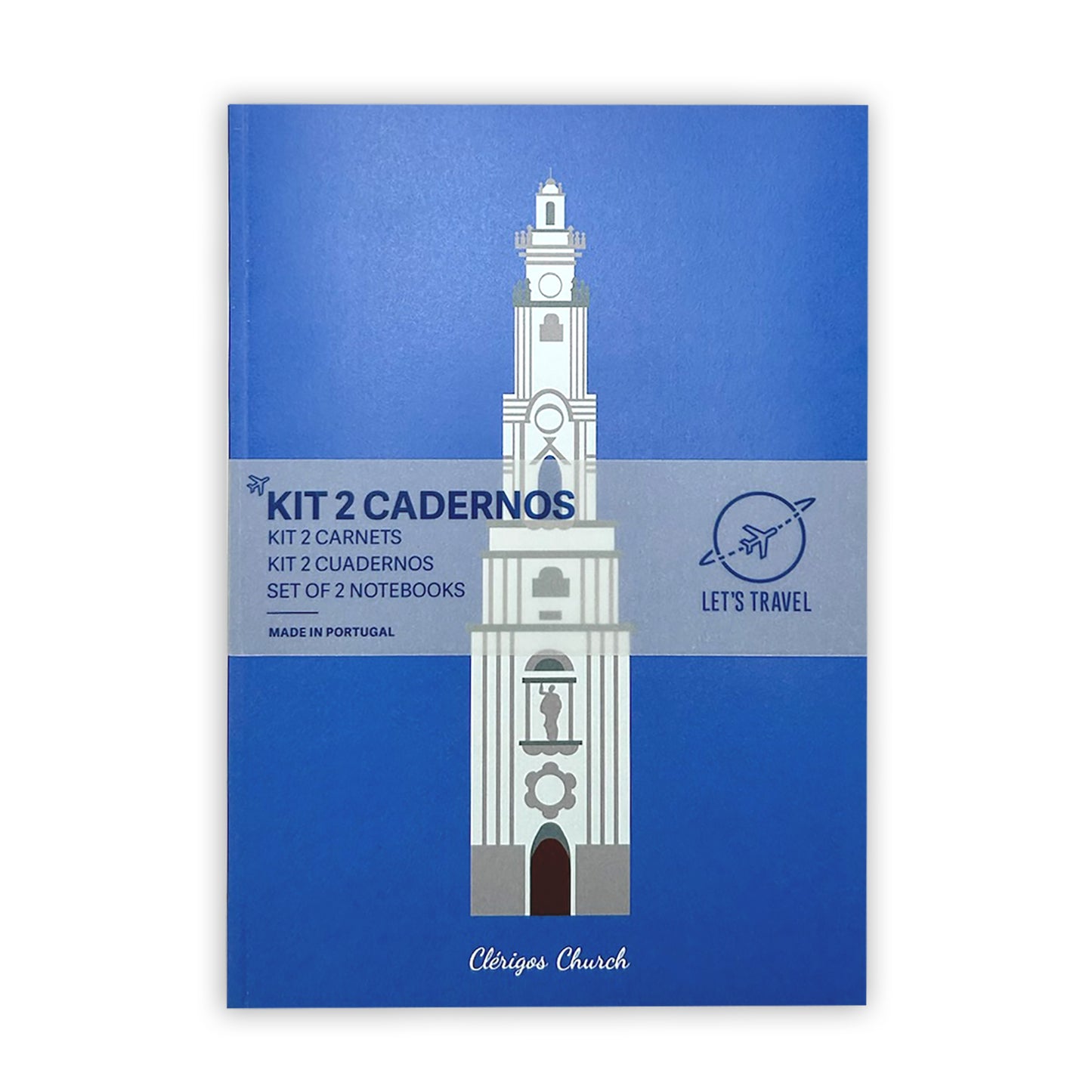 Conjunto de Cadernos A5 Ilustração Monumentos do Porto