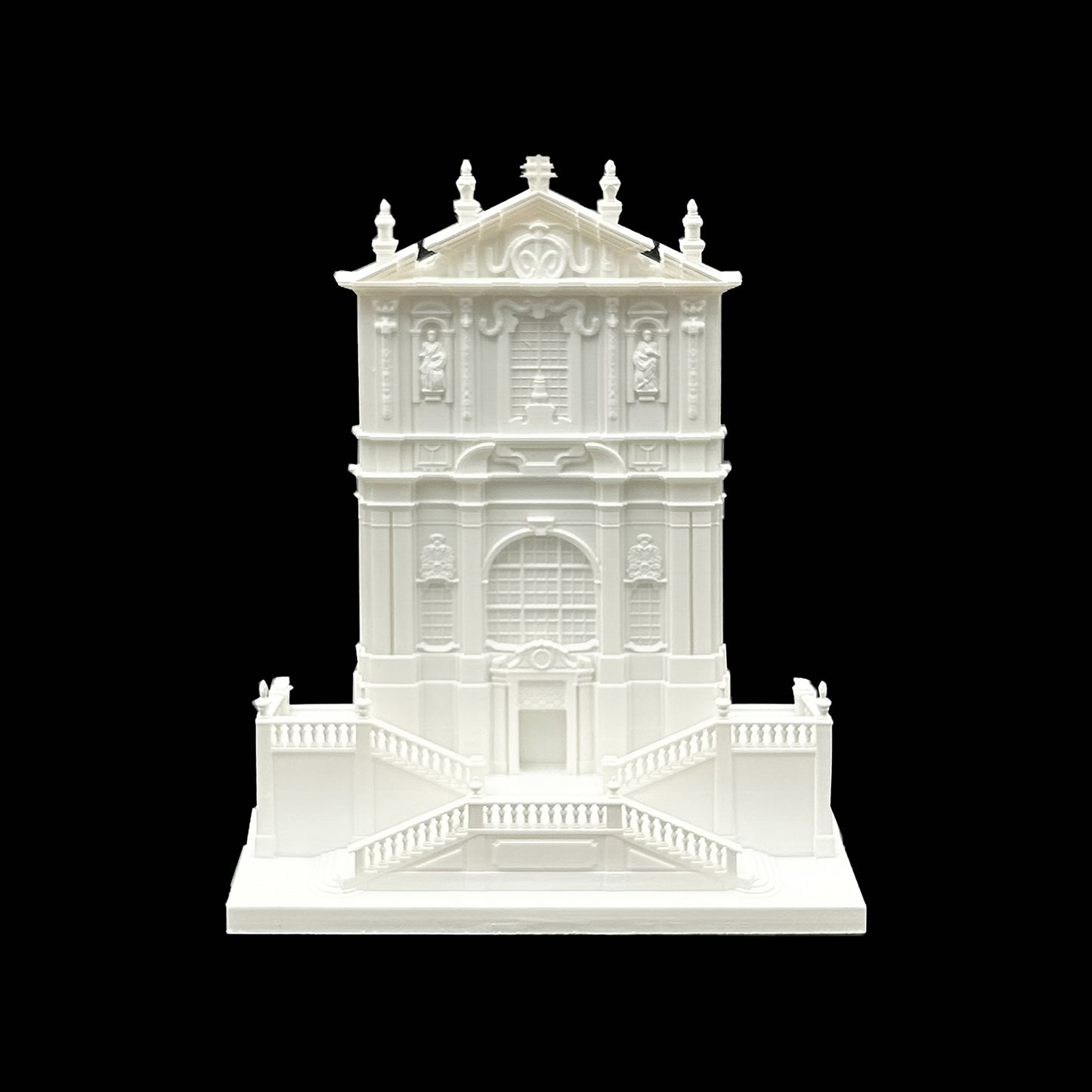 Miniatura 3D da Fachada da Igreja dos Clérigos