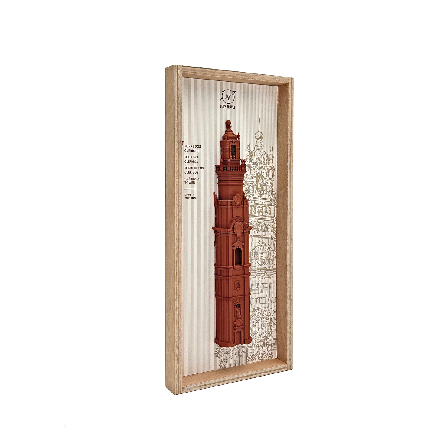 Quadro Torre dos Clérigos 3D