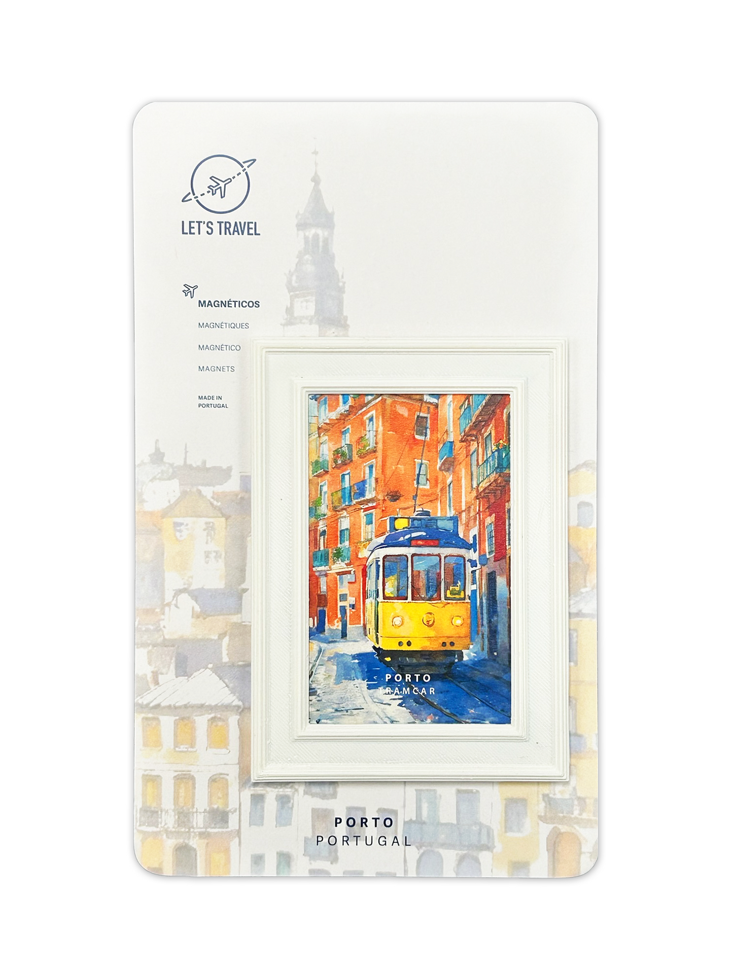 Ímanes decorativos com ilustrações do Porto