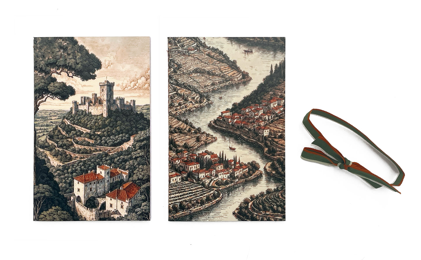 Conjunto de 2 Cadernos 9x14 cm - Ilustração de Portugal