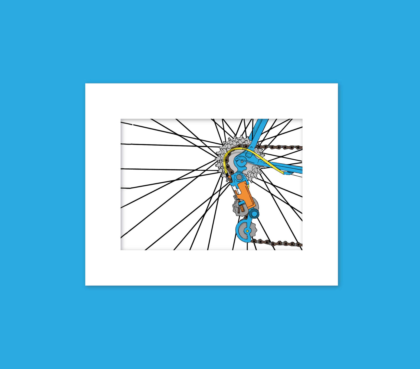 Posters Ilustração Bicicletas