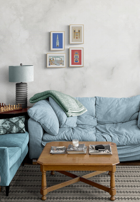 Posters com ilustração de Monumentos do Porto