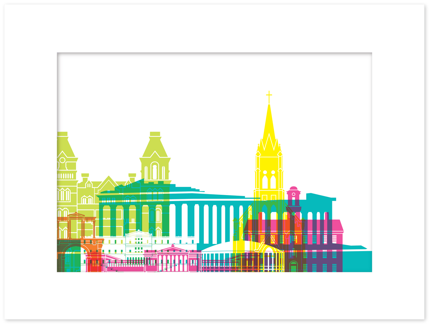 Posters Ilustração Atenas