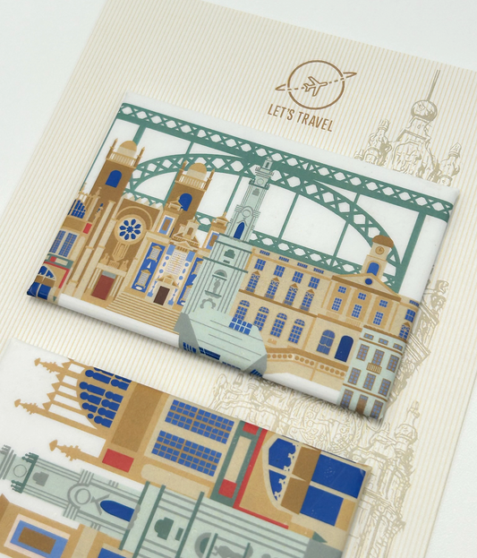Íman Retangular – Ilustrações da Cidade do Porto