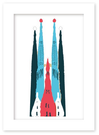 Posters com Ilustração de Barcelona