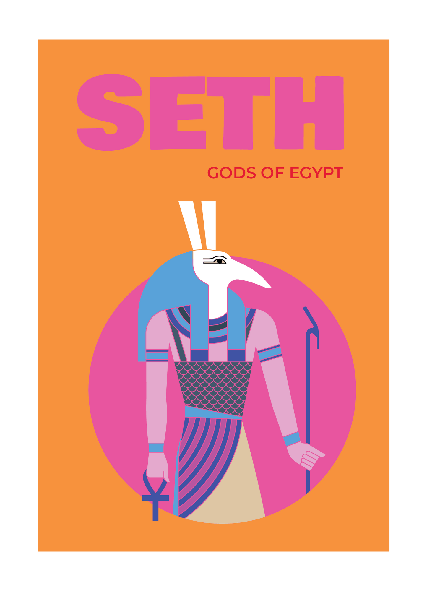 Posters Egito Minimalista - Símbolo e Cultura