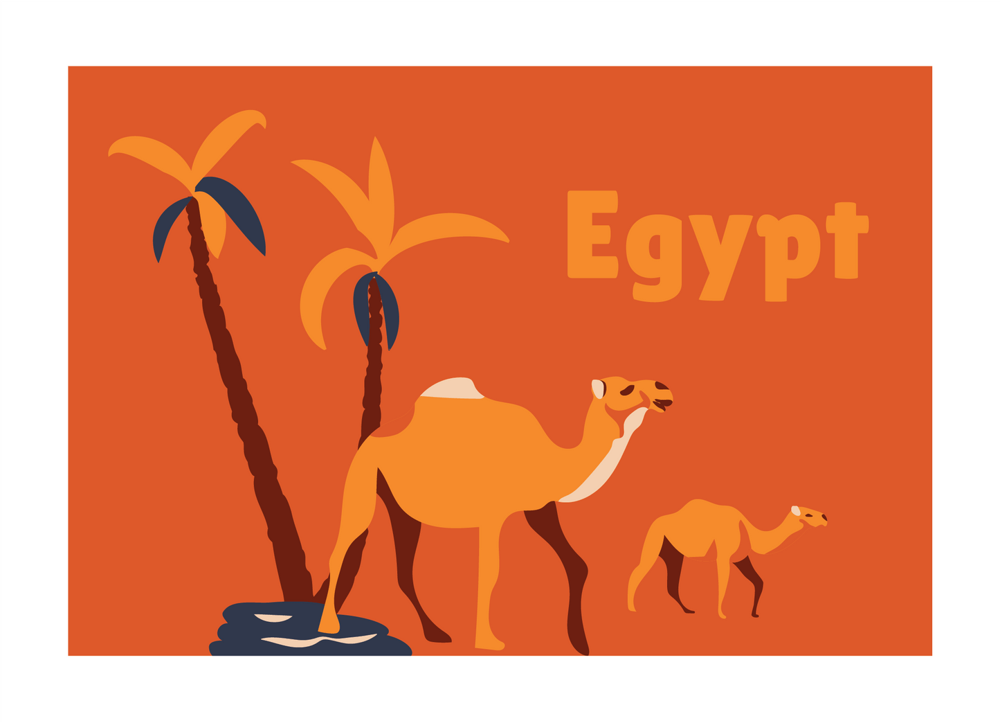 Posters Egito Minimalista - Essência Intemporal