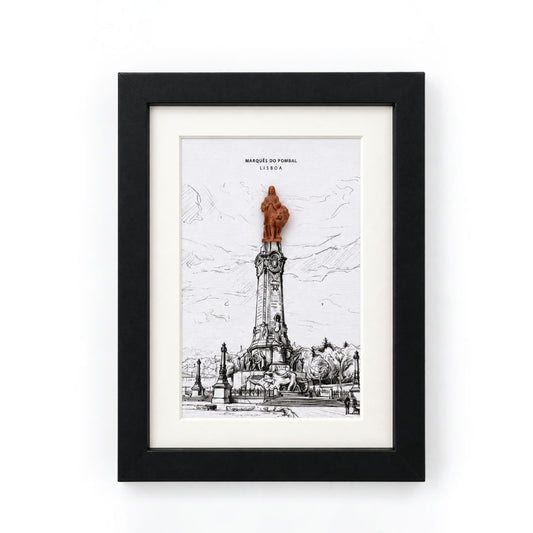 Quadro Lisboa — Ilustração em 3D