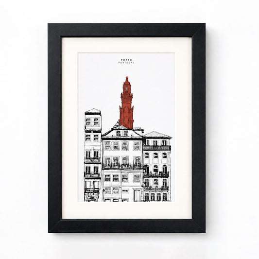 Quadro Porto - ilustração em 3D