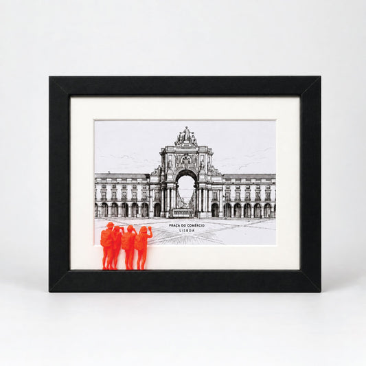 Quadro Lisboa — Ilustração em 3D