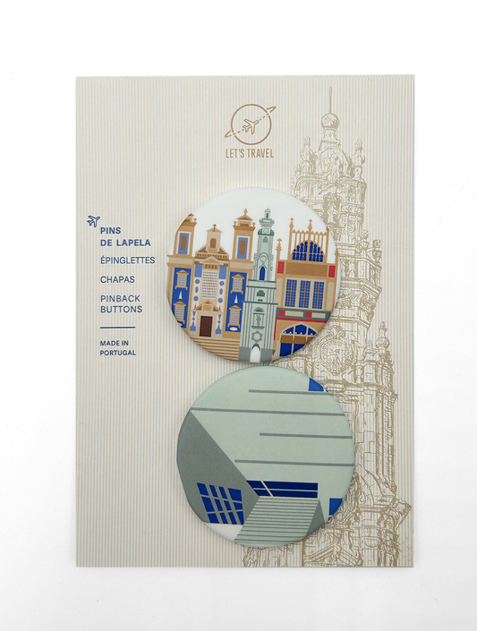 Pins - Ilustrações inspiradas na cidade do Porto