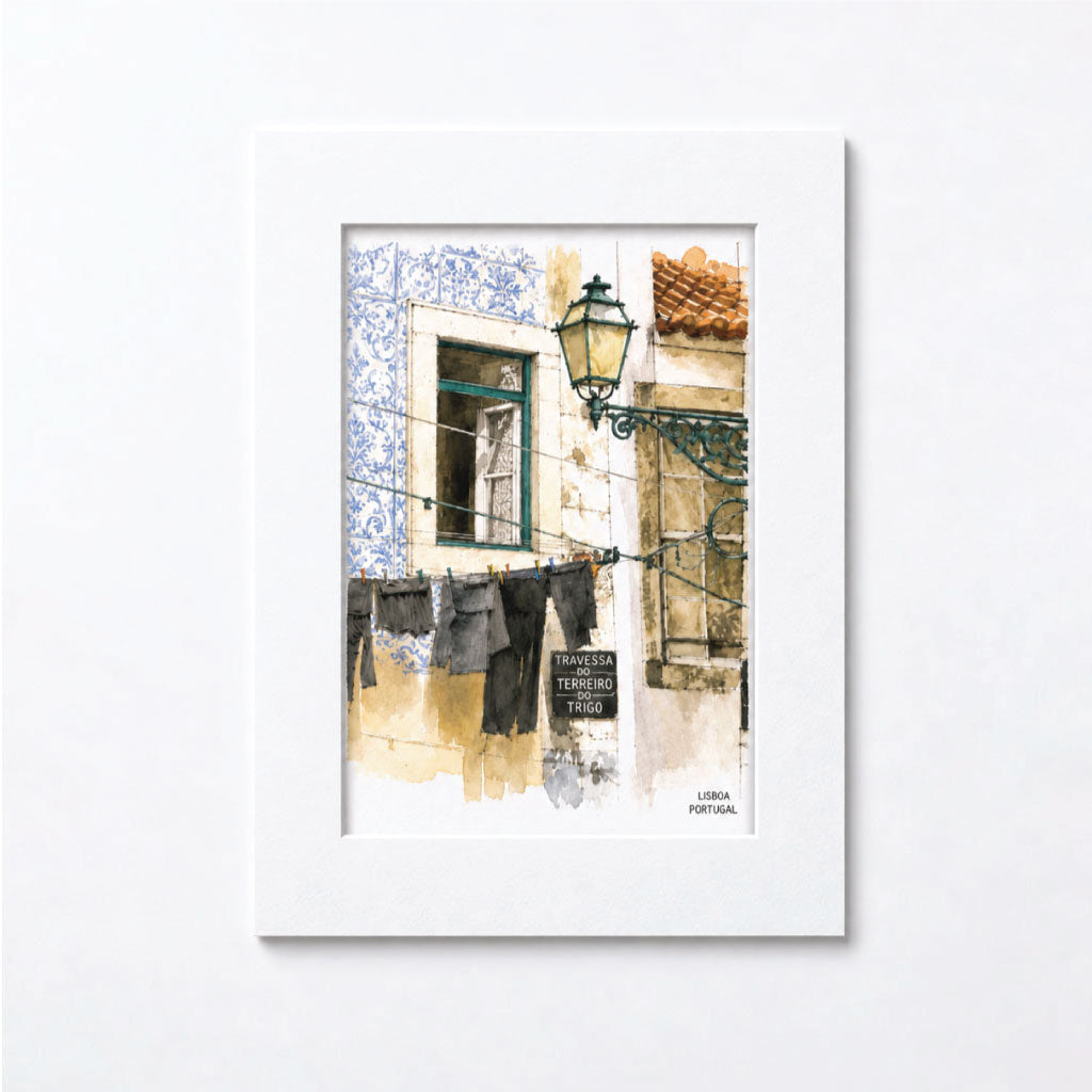 Posters Lisboa Aguarela 13x18cm