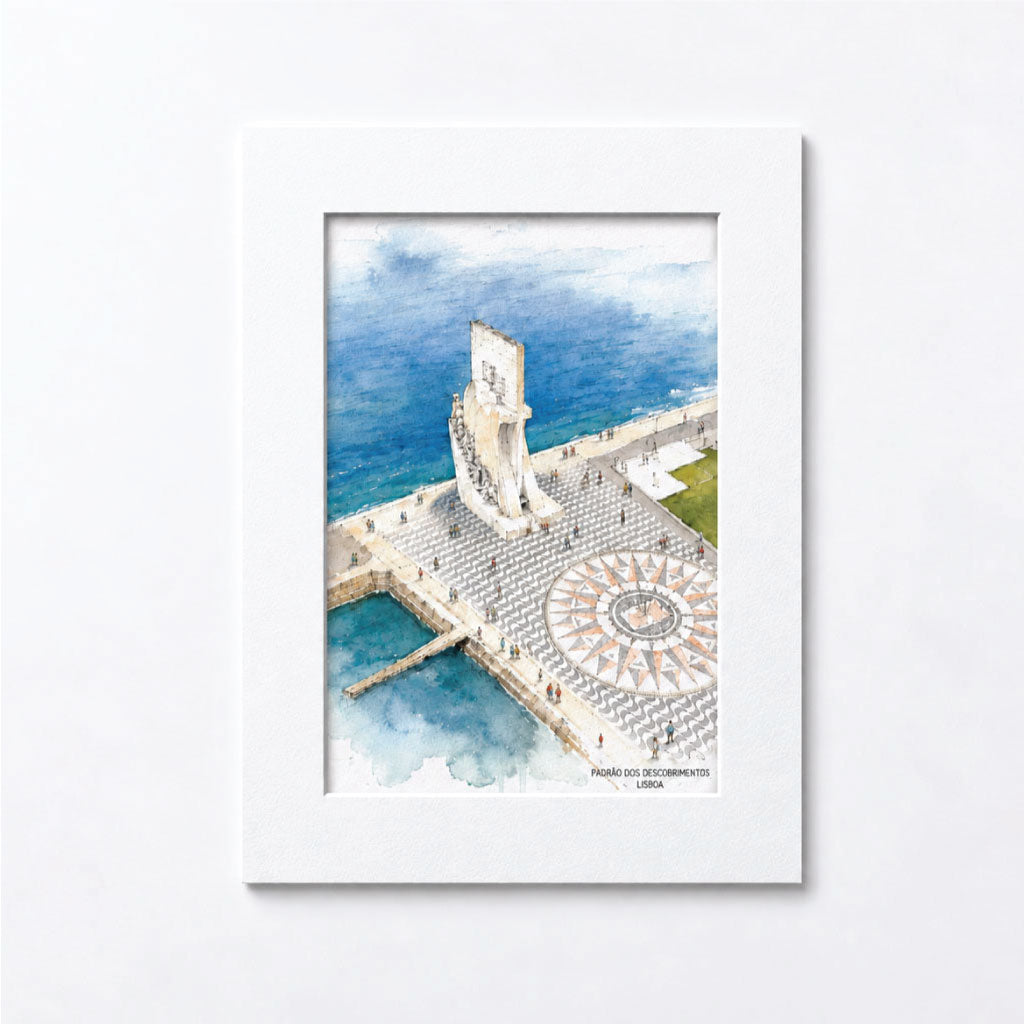 Posters Lisboa Aguarela 13x18cm
