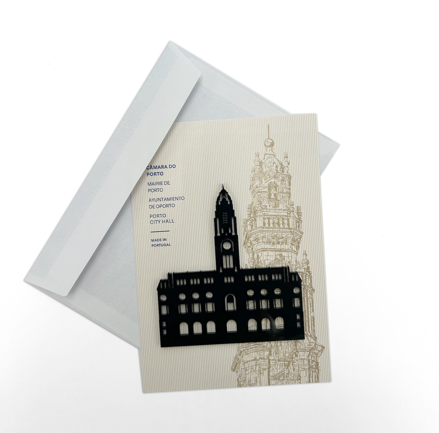 Postal com Monumento do Porto em Acrílico