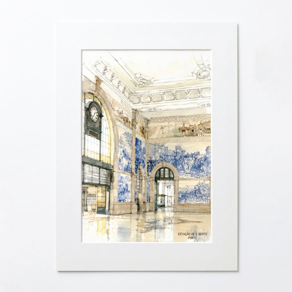 Posters Porto Aguarela 13x18cm