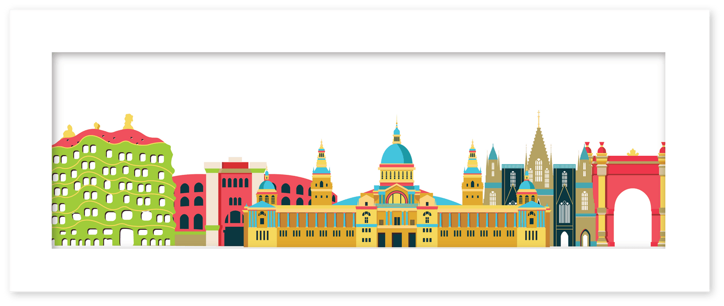 Posters com Ilustração de Barcelona