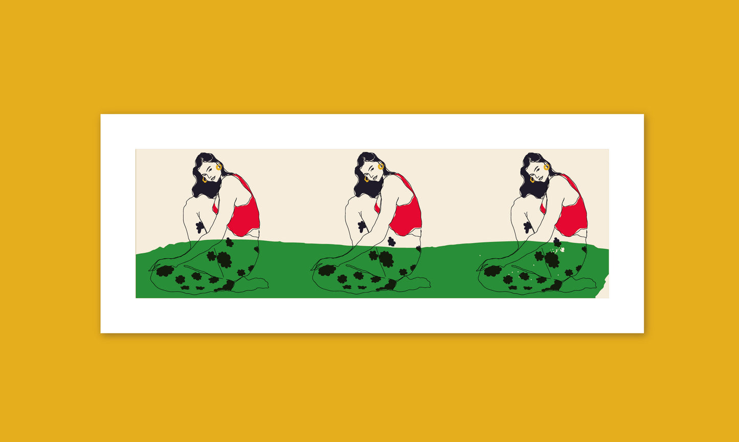 Arte Feminina Abstrata em Posters Exclusivos